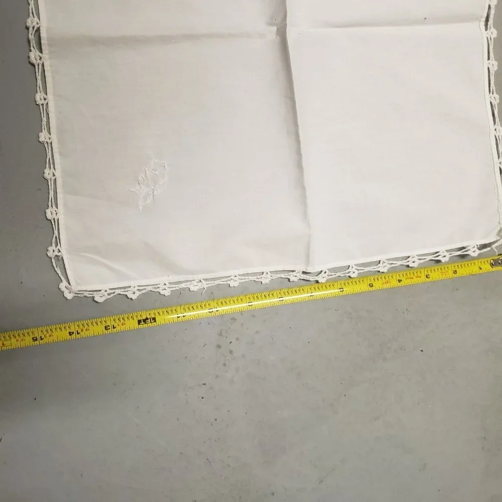 Napkins Loop Edge set of 8 cream cloth Napkin 14